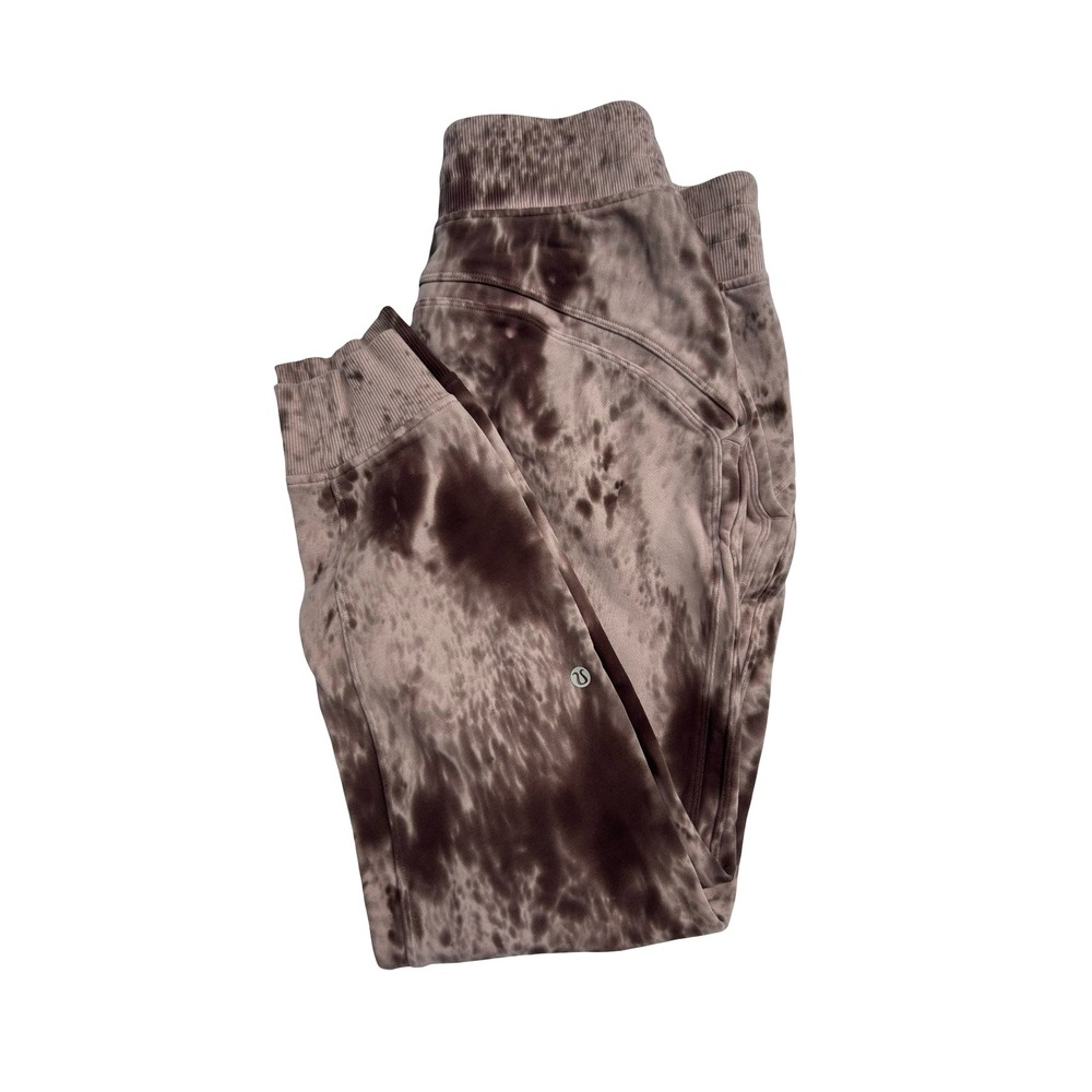 Lululemon Scuba High-Rise Jogger 6 Marble Dye Mocha Brown LW5CZ6S